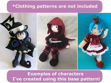 anime plush pattern|More.